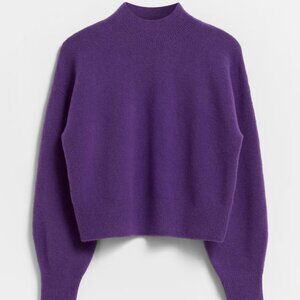 And Other Stories Purple Mockneck Sweater - Size Small